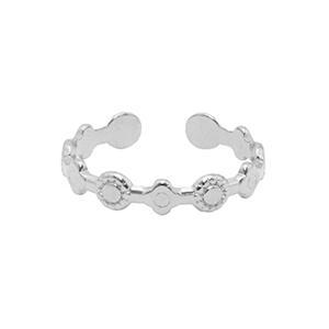 Anillos Acero Inox Plateado