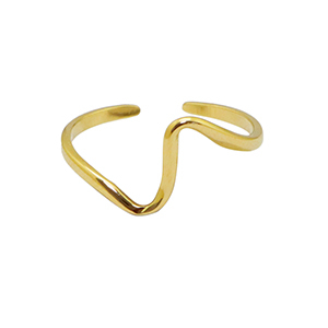 Anillos Acero Inox Dorado