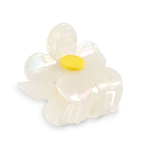 Accesorios pinza para el pelo flor Blanco