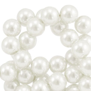 Perlas de cristal 4mm Blanco