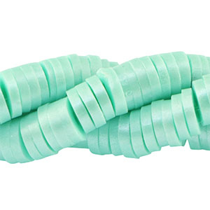 Abalorios Katsuki 6mm Menta delicado-revestimiento pearl shine