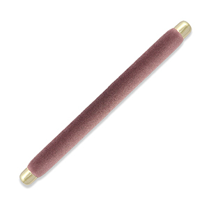 Expositor de joyer&iacute;a almohadilla terciopelo para anillos P&uacute;rpura malva-dorado