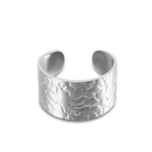 Anillos Acero Inox Plateado