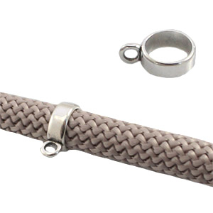 Anillo met&aacute;lico DQ con anilla Plata vieja (sin n&iacute;quel)