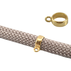 Anillo con ojo met&aacute;lico DQ Dorado (sin n&iacute;quel)