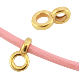 Colgante con ojo met&aacute;lico DQ &Oslash;2.2mm Dorado (sin n&iacute;quel)