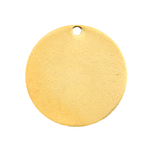 Colgante met&aacute;lico Designer Quality para ImpressArt 20mm Dorado (sin n&iacute;quel)