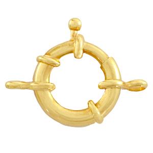Fornituras met&aacute;licas DQ reasa marinera 21mm con anillas Dorado (sin n&iacute;quel)