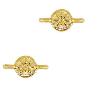 Colgantes met&aacute;licos DQ conector Dorado (sin n&iacute;quel)