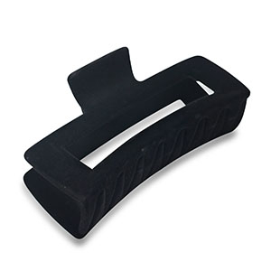 Accesorios pinza para el pelo terciopelo Negro