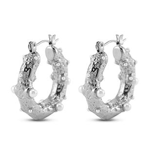 Pendientes Acero Inox Plateado