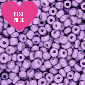 Rocalla cristal 8/0 (3mm) P&uacute;rpura paisley