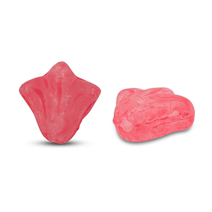 Abalorios Checos lily flower 9x8mm Rojo-mate