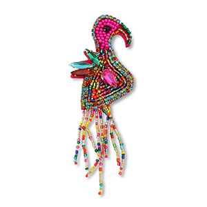 Broches flamingo Multicolor