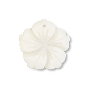 Colgante conchas flor Blanco