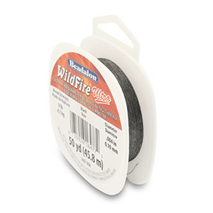 Beadalon hilo para enfilar Wildfire Ultra 0.10mm Negro