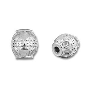 Abalorios Acero Inox Plateado