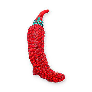 Broches pimiento Rojo-verde