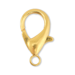 Fornituras met&aacute;licos DQ mosquet&oacute;n Dorado (sin n&iacute;quel)