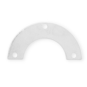 Colgantes met&aacute;licos DQ Eco-brass&reg; entrepieza Plateado vieja (sin n&iacute;quel)