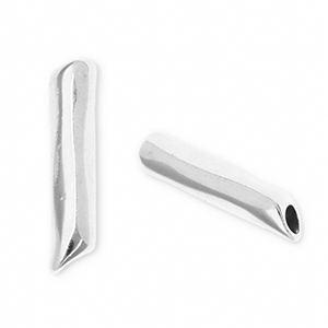 Fornituras met&aacute;licos DQ terminal Plateado vieja (sin n&iacute;quel)