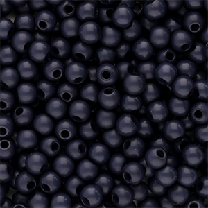 Abalorios acr&iacute;licos 4 mm brillante Antracita