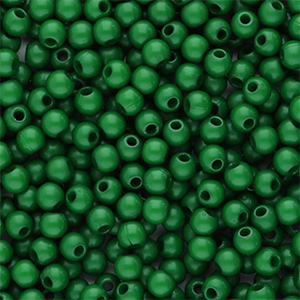 Abalorios acr&iacute;licos 4 mm brillante Verde