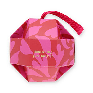 BY31&reg; Cajitas de joyer&iacute;a (regalo) bola "Something just for you" Rojo-rosa-dorado-rosa magenta