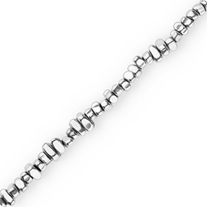 Abalorios Hematita Plateado