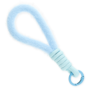 Cord&oacute;n para m&oacute;vil trendy peluche Azul pastel