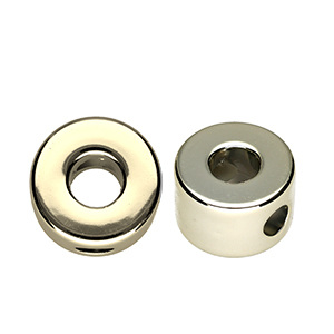 Abalorios alfabeto acr&iacute;lico letra O Dorado