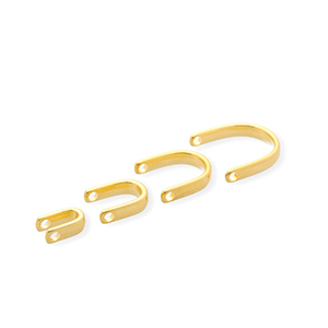 Colgantes met&aacute;licos DQ&reg; arco set de 4 Dorado (sin n&iacute;quel)
