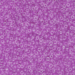 Rocalla Miyuki 15/0 Violet Lined Crystal 15-0222