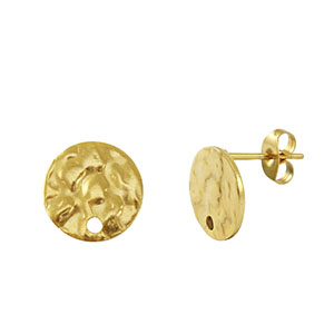 Pendientes Acero Inox Dorado