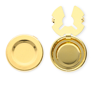 Cubrebotones de lat&oacute;n Eco-brass&reg; Dorado