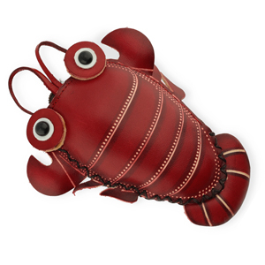 Monedero peque&ntilde;os de cuero c&aacute;ncer Rojo-beige arena-negro-blanco