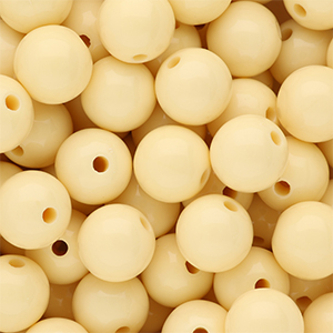 DQ Abalorios acr&iacute;licos 14 mm brillante Pastel yellow 11-0616 TPG