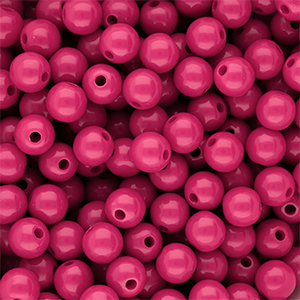 DQ Abalorios acr&iacute;licos 10 mm brillante Rose violet 17-2624 TCX