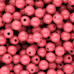 DQ Abalorios acr&iacute;licos 8 mm brillante Pink lemonade 16-1735 TCX