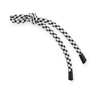 Llavero paracord Negro-blanco