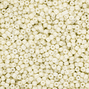 Rocalla cristal 12/0 (2mm) Blancuzco