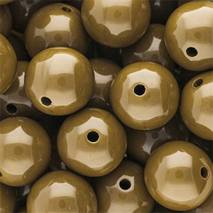 DQ Abalorios acr&iacute;licos 16 mm brillante Wood thrush brown 17-1129 TCX