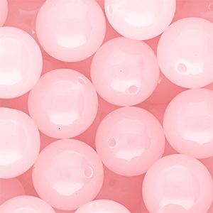 DQ&reg; Abalorios acr&iacute;licos 18 mm brillante Rosa claro