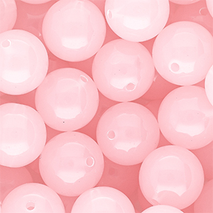 DQ&reg; Abalorios acr&iacute;licos 16 mm brillante Rosa claro