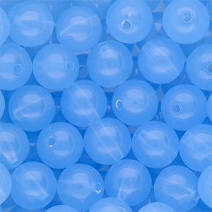 DQ&reg; Abalorios acr&iacute;licos 14 mm brillante Azul
