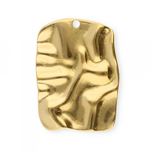 Colgantes Acero Inox rect&aacute;ngulo Dorado