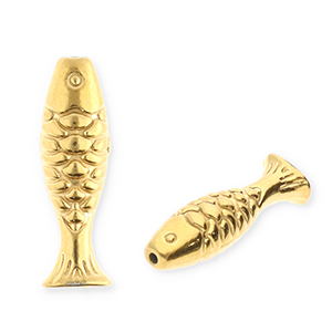 Abalorios acero inox pez Dorado