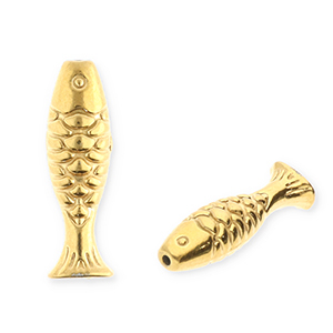 Abalorios acero inox pez Dorado