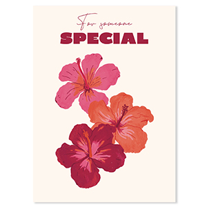 BY31&reg; Tarjetas para joyer&iacute;a "For someone special" Blancuzco-rojo burdeos-rojo coral-rosa