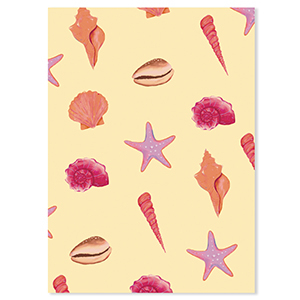 BY31&reg; Tarjetas para joyer&iacute;a vida marina Amarillo-rosa-p&uacute;rpura